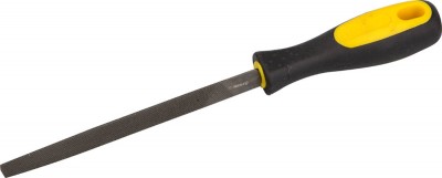 Напильник STAYER PROFI трехгранный, с двухкомпонентной рукояткой, для заточки ножовок, 150мм
