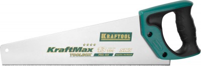 Ножовка универсальная (пила) KRAFTOOL TOOLBOX 13 TPI, 350 мм, специальный зуб, компактная, точный рез