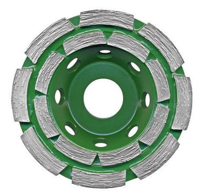 Сплитстоун 127367 Алмазный шлифовальный круг (125x5x22,2x10T-сегмент бетон 18) сухая Standard