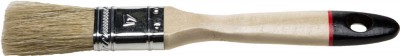 Кисть плоская STAYER UNIVERSAL-EURO, светлая натуральная щетина, деревянная ручка, 25мм
