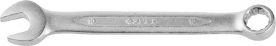 Ключ ЗУБР ПРОФИ гаечный комбинированный, Cr-V сталь, хромированный, 10мм