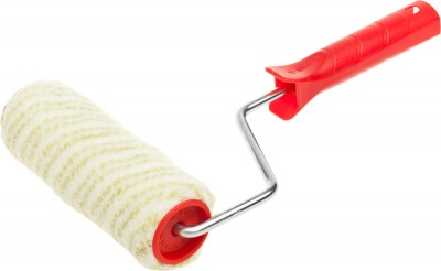 Валик ЗУБР ЭКСПЕРТ ПОЛИМАКС, полиамид, стойкий к растворителям, к истиранию, ручка 8мм, d=48/180мм