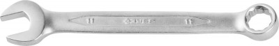Ключ ЗУБР ПРОФИ гаечный комбинированный, Cr-V сталь, хромированный, 11мм