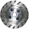 Алмазный диск для резки и шлифовки гранита G/F, сухой, 106D-2.5T-7.5W-22.23-4P MESSER