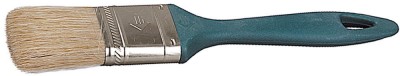 Кисть плоская ЗУБР УНИВЕРСАЛ-МАСТЕР КП-11, натуральная щетина, пластмассовая ручка, 38мм