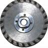 Алмазный диск для резки и шлифовки гранита G/F, сухой, 125D-2.5T-7.5W-22.23-4P MESSER