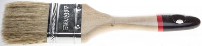 Кисть плоская STAYER UNIVERSAL-EURO, светлая натуральная щетина, деревянная ручка, 63мм
