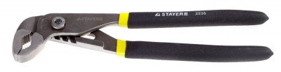 Клещи STAYER MASTER HERCULES переставные, хромированное покрытие, двухкомпонентные ручки, 240мм