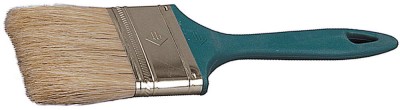 Кисть плоская ЗУБР УНИВЕРСАЛ-МАСТЕР КП-11, натуральная щетина, пластмассовая ручка, 63мм