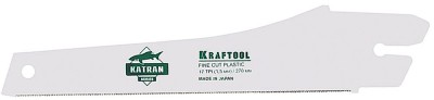 Полотно KRAFTOOL PROFI KATRAN FINE CUT GARDEN для обрезки ветвей, 9 TPI, 300мм
