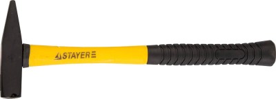 Молоток STAYER STANDARD слесарный кованый с двухкомпонентной фиберглассовой ручкой, 0,2кг