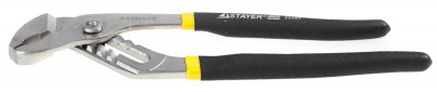 Клещи STAYER MASTER HERCULES переставные усиленные, хромированное покрытие, двухкомпонентные ручки, 260мм