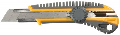 Нож STAYER MASTER с выдвижным сегментированным лезвием, 18мм