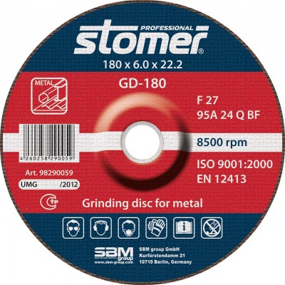 Диск шлифовальный STOMER GD-180