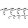 Набор ЗУБР МАСТЕР: Ключи торцовые, двухсторонние L-образные, проходные, 10-24мм