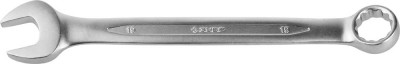 Ключ ЗУБР ПРОФИ гаечный комбинированный, Cr-V сталь, хромированный, 19мм