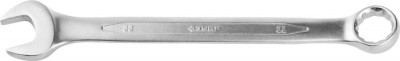 Ключ ЗУБР ПРОФИ гаечный комбинированный, Cr-V сталь, хромированный, 22мм