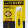 Тестер напряжения STAYER "MASTER" цифровой со световым индикатором, 12-220В, 70мм