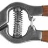 Секатор ЗУБР ЭКСПЕРТ из нержавеющей стали с деревянными ручками, 210 мм