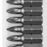 Биты ЗУБР МАСТЕР кованые, хромомолибденовая сталь, тип хвостовика C 1/4, PZ1, 25мм, 10шт
