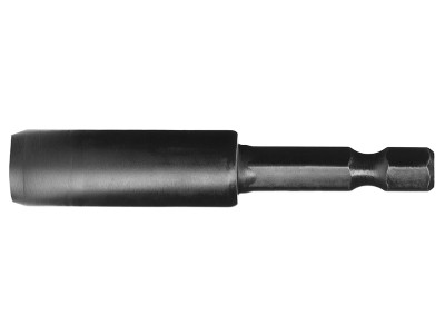Адаптер для бит ЗУБР ПРОФИ для ударных шуруповертов, хвостовик E 1/4, магнитный, 60мм