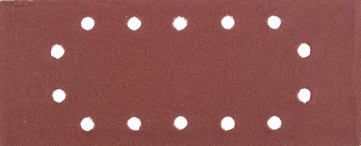Лист шлифовальный универсальный STAYER MASTER на зажимах, 14 отверстий по периметру, для ПШМ, Р180, 115х280мм, 5шт