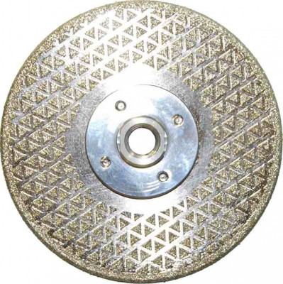 Алмазный гальванический диск для резки и шлифовки мрамора M/F, сухой, 125D-2.2T-30W-4P MESSER