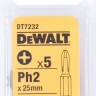 Бит DeWalt DT 7232 (Рh2, хв-6-ти гран 14', 25мм, 5шт) 164845