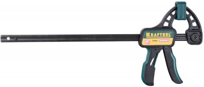 Струбцина KRAFTOOL EXPERT EcoKraft ручная пистолетная, пластиковый корпус, 300/500мм, 150кгс