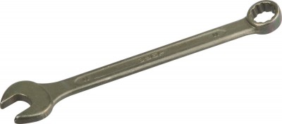 Ключ комбинированный ЗУБР серия Т-80, хромованадиевая сталь, зелёный цинк, 11мм