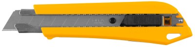 Нож OLFAHEAVY DUTY MODELSAUTO LOCK для тяжелых режимов работы,со встроенным съемным контейнером для отраб лезвий,18мм