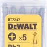 Бит DeWalt DT 7247 (Рh3, хв-6-ти гран 14', 50мм, 5шт, Extra Grip) 174503