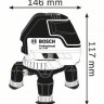 Нивелир Bosch Gll 3-50 professional в l-boxx