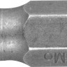 Биты ЗУБР МАСТЕР кованые, хромомолибденовая сталь, тип хвостовика C 1/4, PZ3, 25мм, 2шт