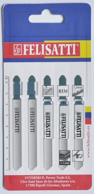 Полотна для лобзика по металлу Felisatti BIM (5 шт.) 85x57x1.2 мм