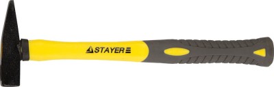 Молоток STAYER PROFI слесарный кованый с двухкомпонентной фиберглассовой ручкой, 0,1кг 20050-01