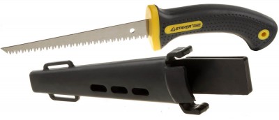 Ножовка STAYER PROFI по гипсокартону, 3D-заточка, 2-комп. ручка, чехол, 3.0х150мм/8TPI