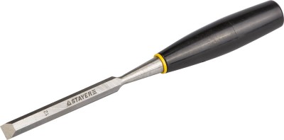 Стамеска STAYER STANDARD ЕВРО плоская с пластмассовой ручкой, 12мм