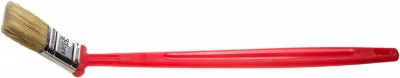 Кисть плоская ЗУБР БСГ-52, удлиненная с быстросъемной головой, натуральная щетина, пластмассовая ручка, 38мм