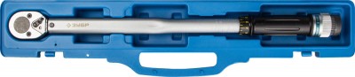 Ключ динамометрический ЗУБР ЭКСПЕРТ, с кольцевым фиксатором, точность +/- 4%, 1/2, 40 - 210 Нм