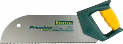 Ножовка KRAFTOOL PRO MULTI-M по фанере,ламинированным материалам,пластмассе,универс зуб,11TPI,350мм