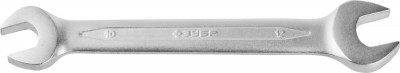 Ключ ЗУБР ПРОФИ гаечный рожковый, Cr-V сталь, хромированный, 10х12мм