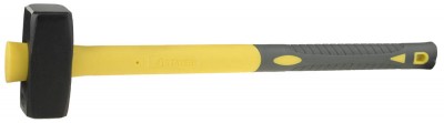 Кувалда STAYER PROFI кованая с обратной двухкомпонентной фиберглассовой рукояткой и защитной резиновой манжетой, 1,5кг