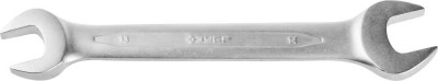 Ключ ЗУБР ПРОФИ гаечный рожковый, Cr-V сталь, хромированный, 13х14мм