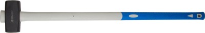 Кувалда ЗУБР ЭКСПЕРТ кованая с обратной двухкомпонентной фиберглассовой рукояткой и защитной резиновой манжетой, 3,0кг