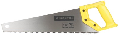 Ножовка ударопрочная (пила) STAYER ТАЙГА-5 400 мм, 5 TPI, быстрый рез поперек волокон, для крупных и средних заготовок