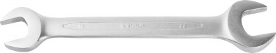 Ключ ЗУБР ПРОФИ гаечный рожковый, Cr-V сталь, хромированный, 19х22мм