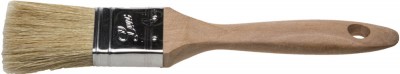 Кисть плоская STAYER UNIVERSAL-LUX, светлая натуральная щетина, деревянная ручка, 25мм