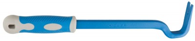 Гвоздодер ЗУБР ЭКСПЕРТ кованый, усиленный, 22х12мм, с обрезин. Ручкой, 430мм