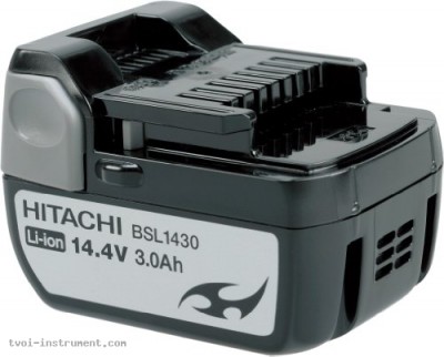 Батарея аккумуляторная 14.4В 3Ач Li-Ion слайдерный Hitachi BSL1430